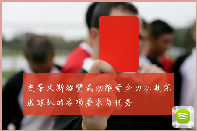 史蒂文斯称赞武切维奇全力以赴完成球队的各项要求与任务