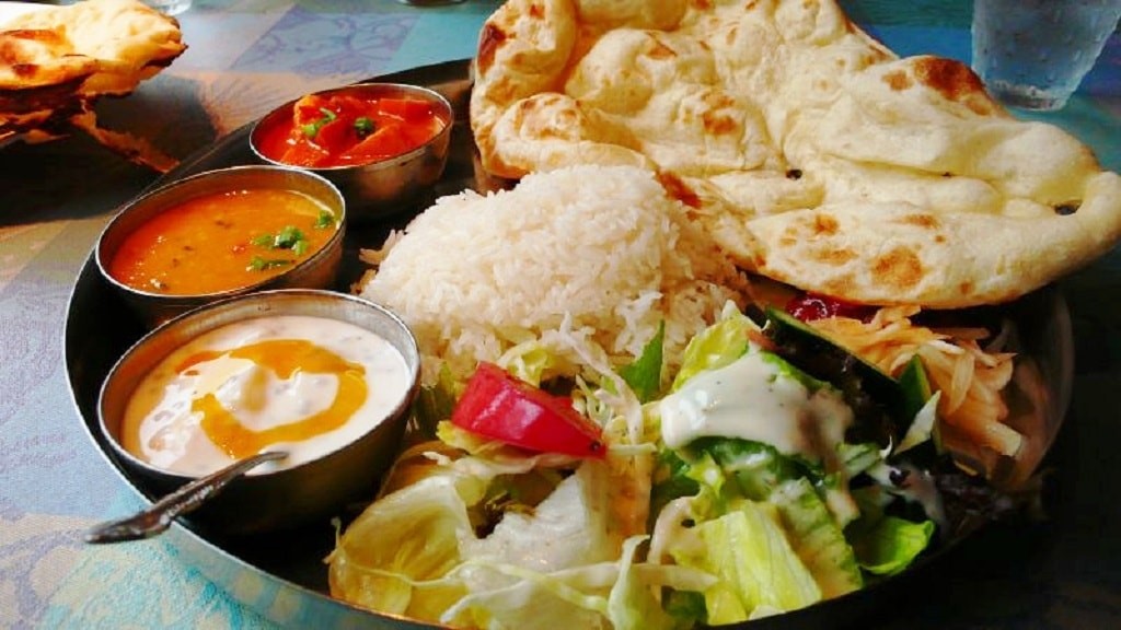 Best Asian Cuisines Famous Thali from India