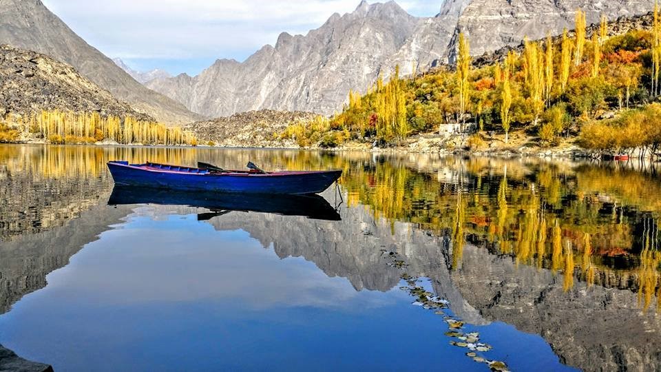 Ship is floating in the river